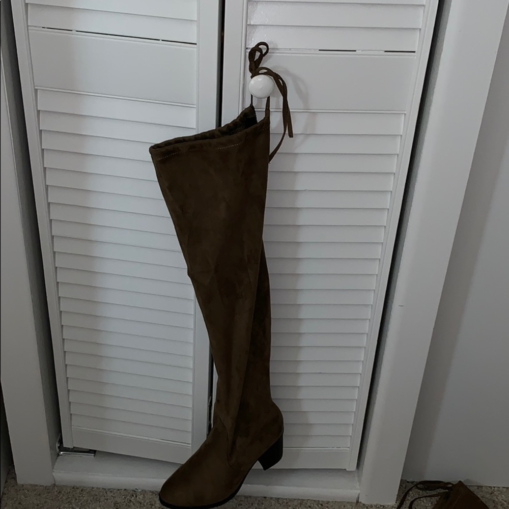 Fashion nova thigh high boots